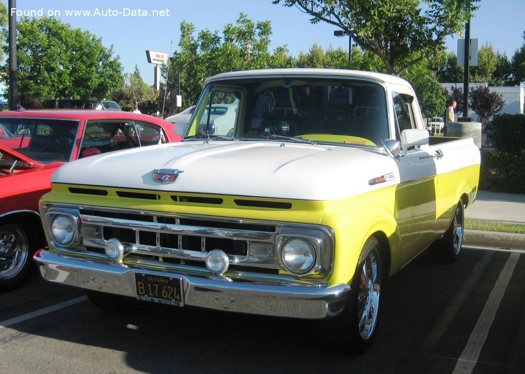 1960 Ford F-Series F-100/F-150 4.8 292 V8 (160 bg) Automatic